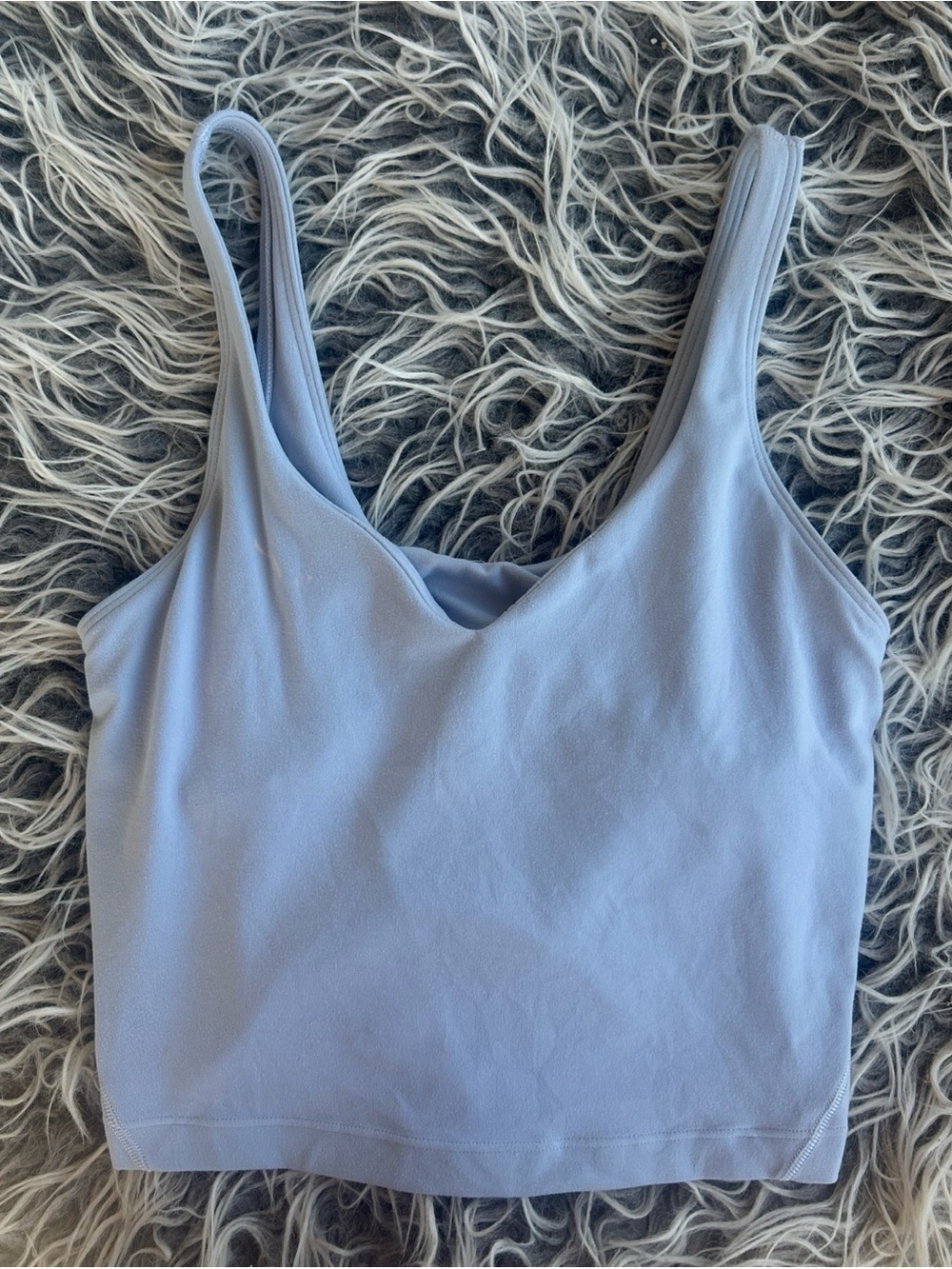 Lululemon Align Tank~size 2 light blue flawed. Has a couple small bleach spots o